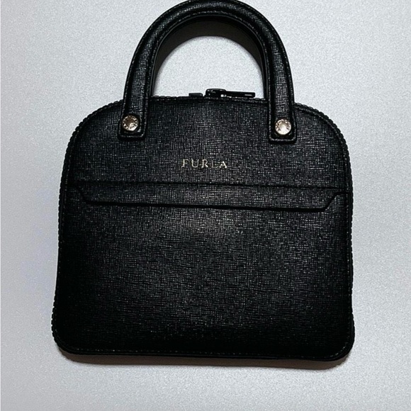 FURLA Black Tote Rare - Picture 4 of 16